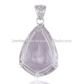 Crystal Quartz 925 Sterling Silver Pendant